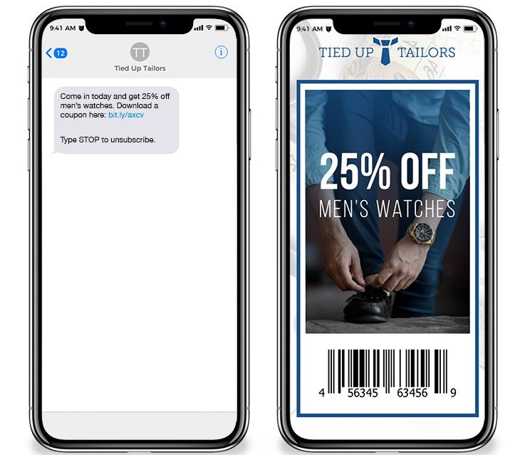 SMS Coupon Retail